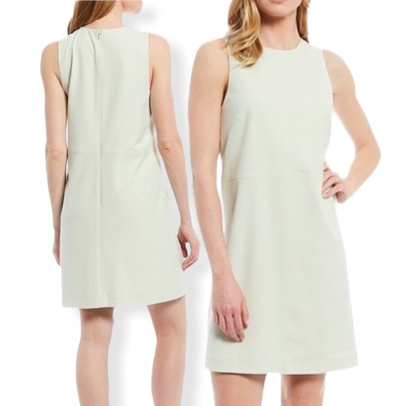 Antonio Melani🍀Akira Sleeveless Sateen Crew Neck Dress, Color: Mint, Sz 14, NWT - Picture 1 of 5